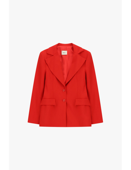 Blazer à deux boutons, coupe classique, avec poches à rabat Dixie