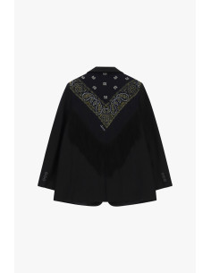 Blazer Con Retro Bandana E Frange Decorative Dixie 2