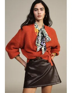 Cross-Over Cardigan with Wide Sleeves and Tie Dixie