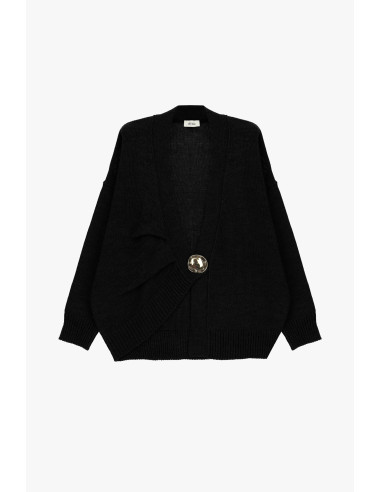 Cardigan Dixie à gros boutons et épaules tombantes - Vestiti Firmat...