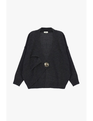 Cardigan Dixie à gros boutons et épaules tombantes - Vestiti Firmat...