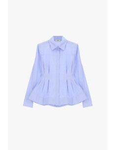 Camicia Con Pince Frontali E Taglio Svasato Dixie 2