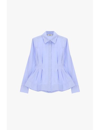 Dixie Shirt with Front Darts and Flared Silhouette - Vestiti Firmat...