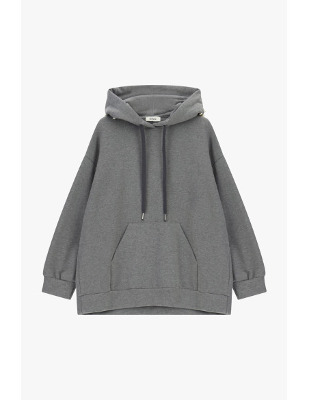 Hooded Sweatshirt with Decorative Appliqués Dixie