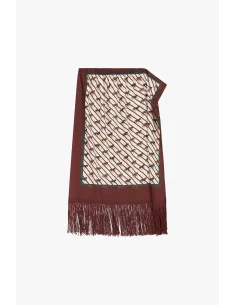 Long Horse-Print Skirt with Fringes Dixie 2