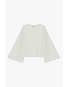 Dixie Loose-Fit Long-Sleeved T-Shirt with Straight Hem