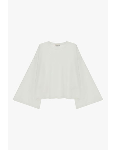Loose-Fit Long-Sleeve T-Shirt with Straight Hem Dixie