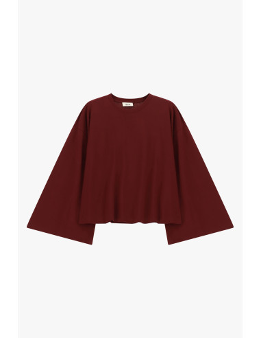 T-shirt à manches longues ample et coupe droite Dixie - Vestiti Fir...