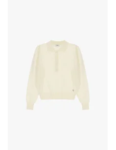 Sweater with collar and button fastening Dixie 2