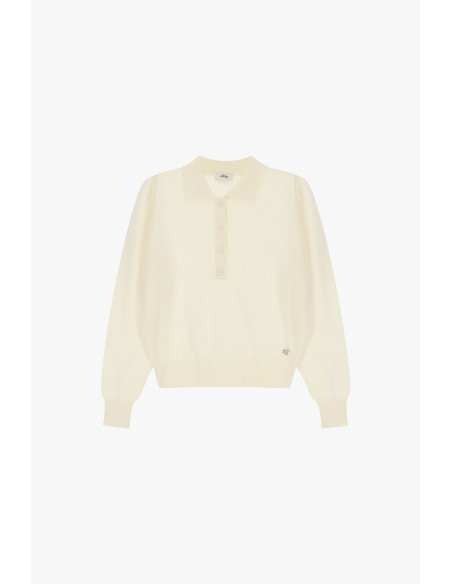Maglione Con Colletto E Chiusura A Bottoni Dixie