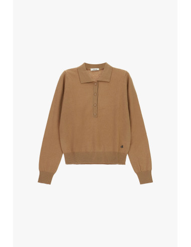 Maglione Con Colletto E Chiusura A Bottoni Dixie