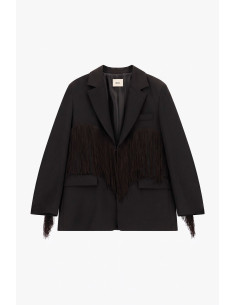 Blazer Con Frange Decorative E Tasche Frontali Dixie 2