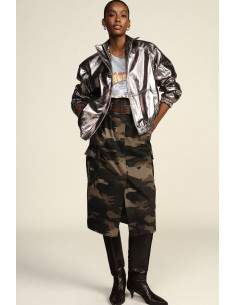 Mid-length Camouflage Print Skirt with Dixie Belt - Vestiti Firmati...