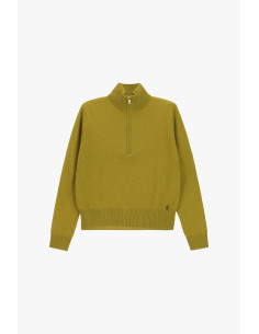 Maglione Girocollo Con Mezza Zip E Orlo A Coste Dixie 2