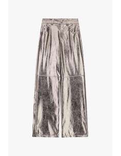Pantaloni Palazzo Lucidi A Vita Alta Dixie 2