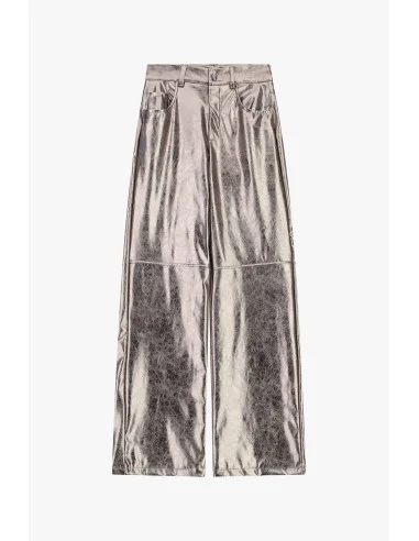 Pantalon palazzo brillants taille haute Dixie
