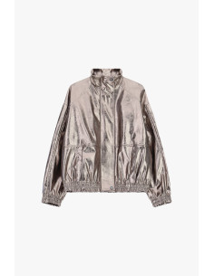 Blouson aviateur à finition métallisée et bas élastiqué Dixie - Ves... 2