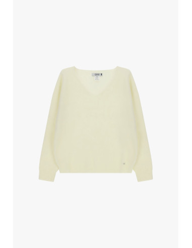 Pull à col en V, coupe classique Please