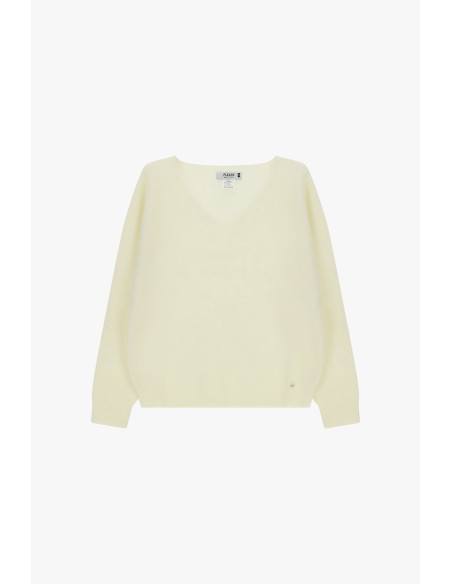 Pull à col en V, coupe classique Please