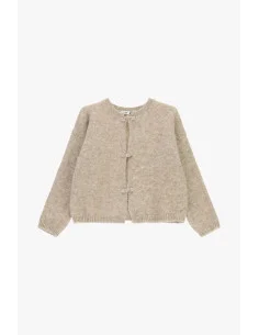 Short Cardigan with Front Bow Fastening – Please
