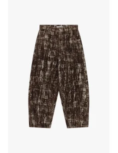 Pantalon ample imprimé, taille haute, poches « Please » 2