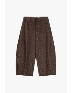 Pantalon Palazzo en jacquard à taille haute Please 2