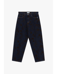 Jean coupe « Balloon Fit » à imprimé tacheté, taille haute, Please 2