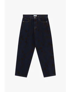 Jean coupe « Balloon Fit » à imprimé tacheté, taille haute, Please 2