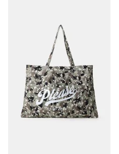 Borsa Shopper Fantasia Mimetica Con Stampa Floreale Please