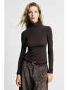 T-Shirt A Maniche Lunghe Con Collo Morbido Please