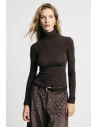 T-Shirt A Maniche Lunghe Con Collo Morbido Please
