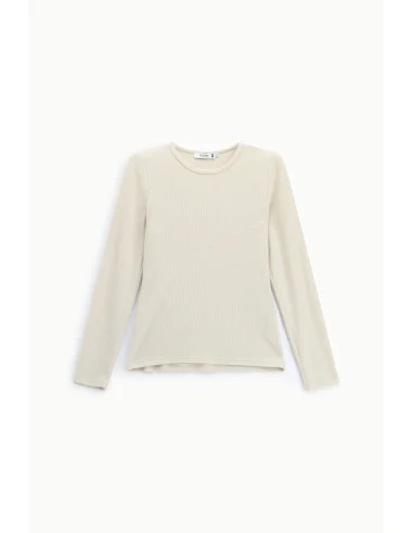 Minimal Crew-Neck Long-Sleeve T-Shirt Please