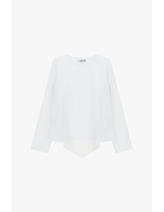 T-shirt à manches longues avec ourlet asymétrique Please - Vestiti ... 2