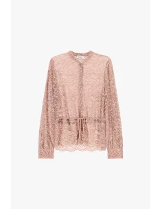 Camicia In Pizzo Con Coulisse E Bottoni Frontali Please 2