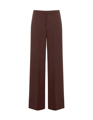 Palazzo Trousers in Cadi Fabric Without Pockets Rinascimento