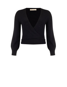 Maglione Curvy Con Scollo A V Incrociato E Micro Paillettes Rinascimento Curvy 2