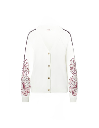 Cardigan jacquard Liu Jo - Vestiti Firmati Life Smiles