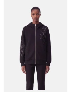 Oversized Jacket with Jeweled Embroidery Liu Jo