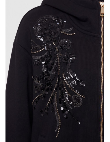 Giacca Oversize Con Ricamo Gioiello Liu Jo