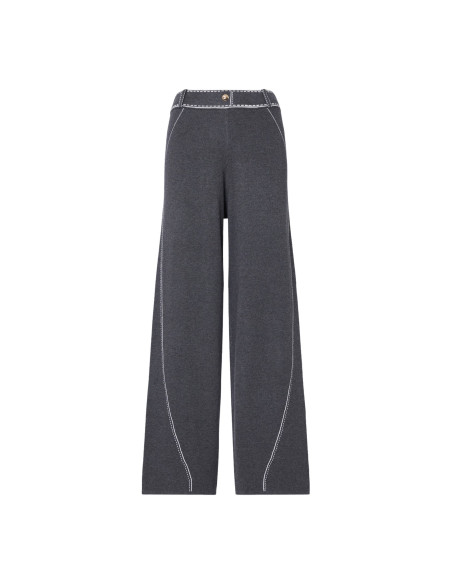 Pantaloni Con Cucitura A Contrasto Liu Jo