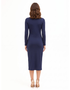 Robe midi en jersey avec fronces sur le devant « Rinascimento » 2