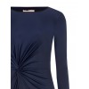 Robe midi en jersey avec fronces sur le devant « Rinascimento »