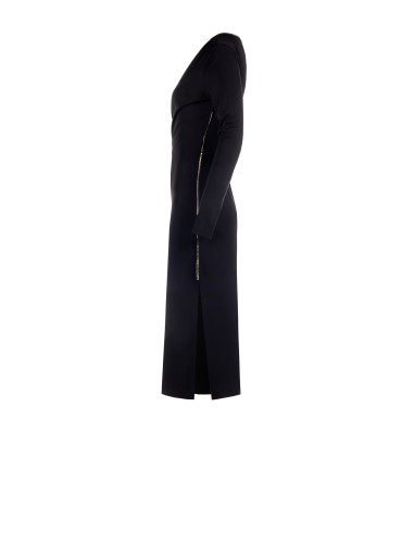 Robe midi fourreau en jersey avec encolure dorée « Rinascimento »
