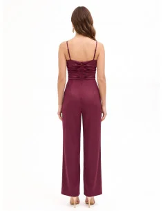 Combinaison en satin avec corsage froncé « Rinascimento » 2
