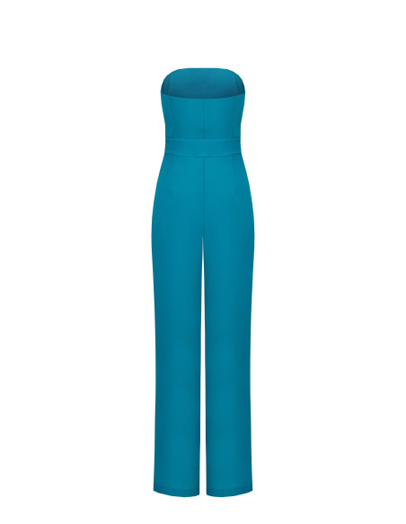 Rinascimento-style Cadi fabric Palazzo jumpsuit