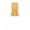 Top Peplo In Lurex Effetto Glitter Con Scollo A V Rinascimento