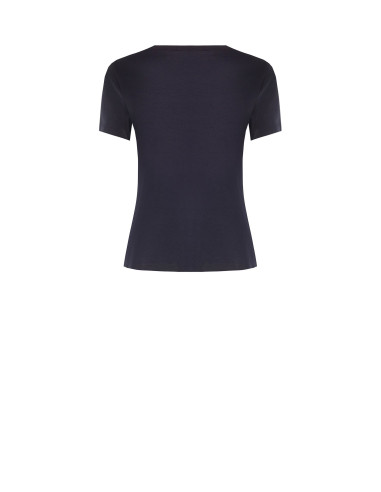 Regular-fit T-shirt in a cotton blend with an embroidered ‘Rinascimento’ logo