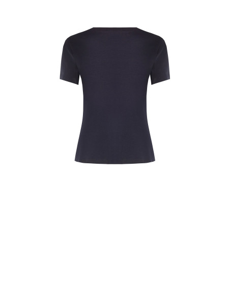 Regular-fit T-shirt in a cotton blend with an embroidered ‘Rinascimento’ logo