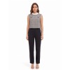 Short Prince of Wales Check Top with Micro Sequins and Rinascimento-Style Pockets