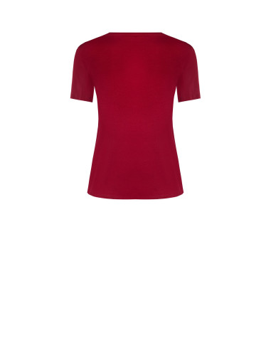 Regular-fit cotton T-shirt with embossed ‘Rinascimento’ logo print